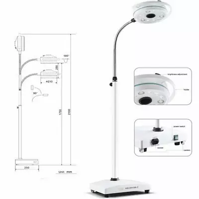 36W LED Dental Medical Mobile Exam Light Surgical Shadowless Lamp US STOCK • $455.99