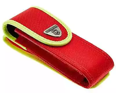 Victorinox Swiss Army RESCUE TOOL Red-Yellow Nylon Pouch +  Big 111mm 4.0851 • $25.95