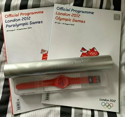 London 2012 Olympic Games Programme Baton Watch Games Maker Rare Games Maker • £150