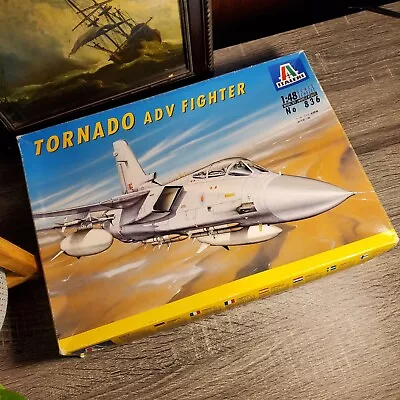 Vintage ITALERI Tornado Adv Fighter 1:48 Scale Plastic Model Kit No. 836  READ • $23.95