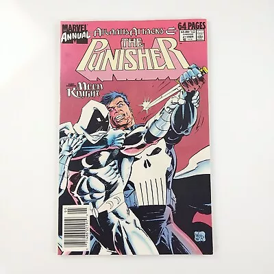 The Punisher Annual #2 Newsstand 1st Vs Moon Knight (1989 Marvel Comics) F/VF • $8.99