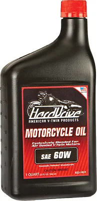 $15.95 • Buy Harddrive Motorcycle Engine Oil 60w 1qt  V-twin  198500