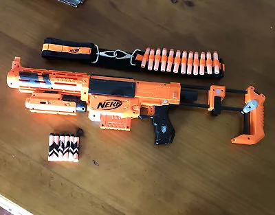 Nerf Recon N-Strike CS-6 Rare Orange 'Gear Up' Gun Edition Accessories + OG Ammo • $169.95