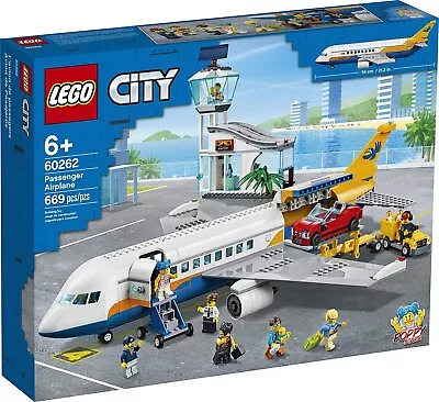 Lego City Airport Town 60262 PASSENGER AIRPLANE Airport Terminal NEW SEALED • $351.49