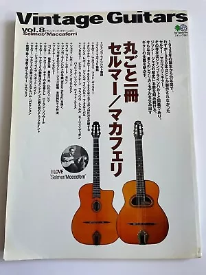 Vintage Guitars Vol.8 Selmer Maccaferri Japan Book Django Reinhardt Gipsy Jazz • $62.70