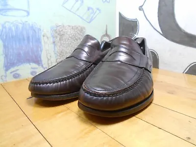 SAS Brown Leather Penny Loafers Men's 12M #463884 • $19.95