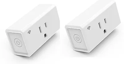 2X 10 AMP Voice Controlled Smart Life Plug Outlet For Google Home Echo Alexa  D3 • $34.95