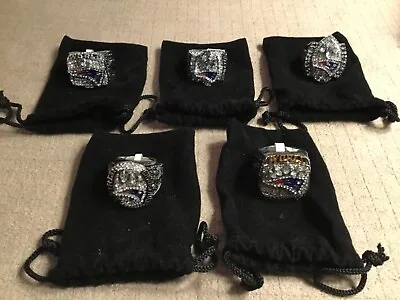 New England Patriots Tom Brady 5 Ring Set Super Bowl Championship Replica Sz 12 • $350