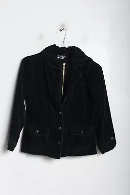 Lili Gaufrette Corduroy Cord Girls Youths Jacket Black - Size Age 10 Years (B4) • £6.99