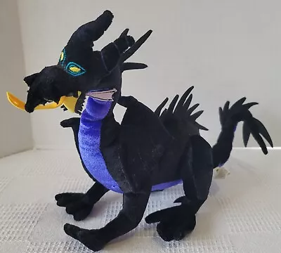 Disneyland Black Dragon Plush Toy 17  Maleficent Sleeping Beauty Stuffed Animal • $44.99