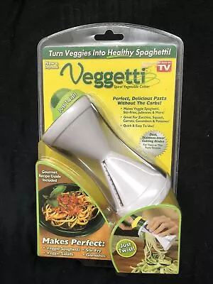 Veggetti Spiral Vegetable Cutter Stainless Steel Blade New In Box • $8.99