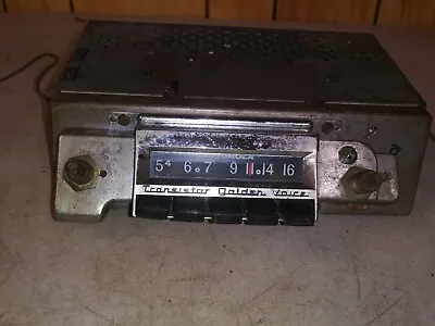 Vintage Motorola Golden Voice AM Car Radio With Tuner Untested  • $10