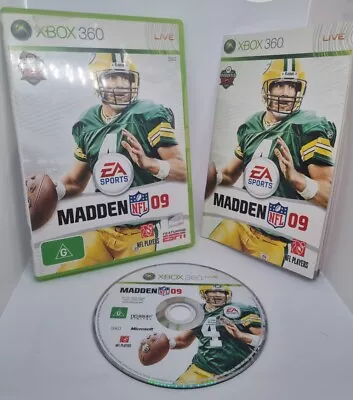 Madden NFL 09 (Microsoft Xbox 360 2008) PAL - Complete W Manual • $6.26