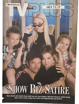 Harry Hamlin & Jennifer Grant  Newsday Local TV Guide July 11 1999 LI NY Edition • $9.98