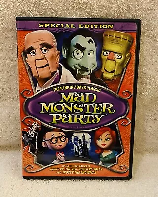 Mad Monster Party 1967 (DVD 2009 The Rankin/Bass Classic) Boris Karloff • $7.98