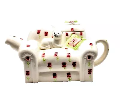 Cardinal Inc 1995 Sofa Cat Teapot • $22.99