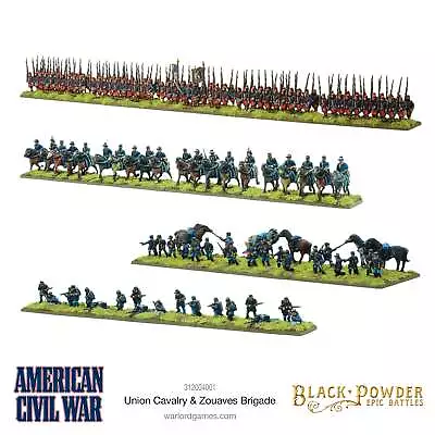 £29.99 • Buy Warlord Games - Epic Battles American Civil War Union Cavalry & Zouaves Brigade