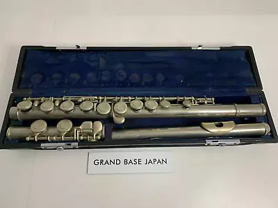 AS IS YAMAHA YFL-23 Flute SILVER Music Instrument With Case JUNK • $63
