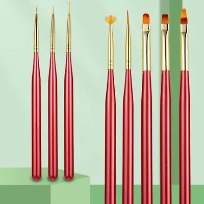 Nail Dotting Pen Nail Accessories UV Gel Nail Art Brush Nail Art Paint Brush • $4.79