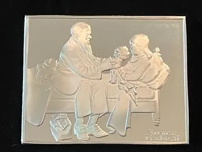 NORMAN ROCKWELL Fondest Memories   The Patient   3.125 Troy Oz. Silver Ingot • $99