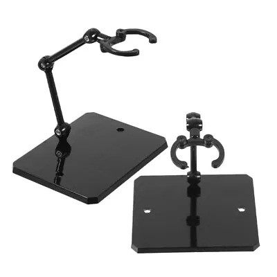  2 Pcs Plastic Figure Holder Action Display Accessories Desktop • £5.89