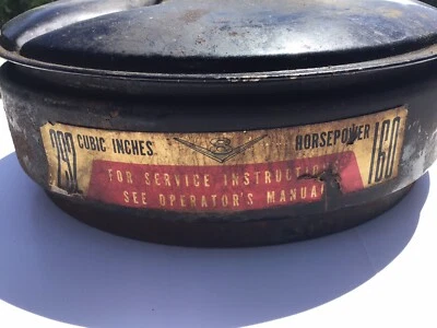 $95 • Buy Ford Pickup Truck Oil Bath Air Cleaner Flathead V8 1957....12” Part C3TE