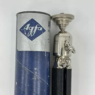 Vintage AGFA Ansco Telescoping Camera Tripod In Original Box! Rare Find • $39