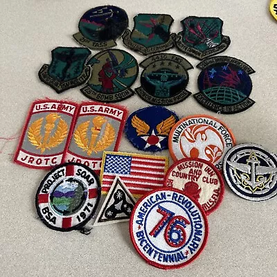 Lot Of 17 Military Patches • $14