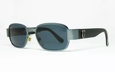 Nos Vintage Sunglasses Gianni Versace S49 81m Matte Blue Black 424 Notorious Big • $189