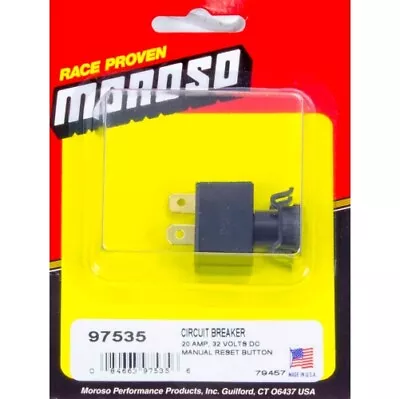 Moroso 97535 Circuit Breaker Electrical Switch Panel • $29.58