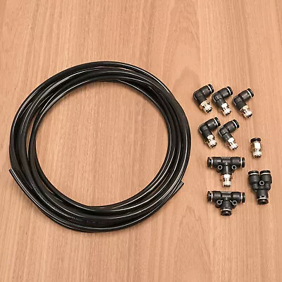$28.90 • Buy PUSH LOCK Black Vacuum Air Fitting Kit For Turbo Vehicle 1/8 NPT