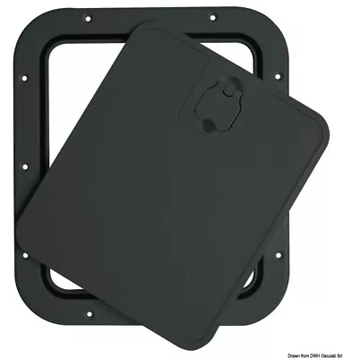 £27.90 • Buy Boat Deck Inspection Hatch Removable Lid Black 305x355mm