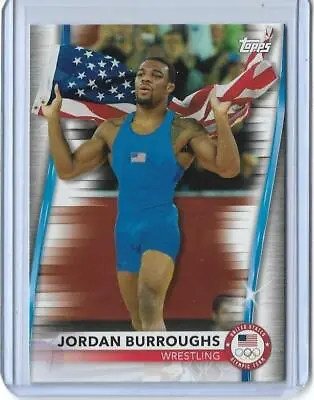 2020 Topps Olympics Jordan Burroughs Card #13 ~ Wrestling 2021 ~ Qty • $2