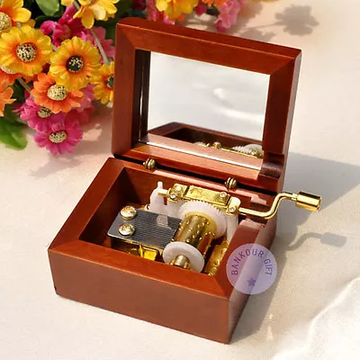 $24.98 • Buy  You Are My Sunshine  Wooden Hand Crank Music Box With Sankyo Musical Movement