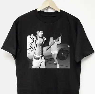 BRITNEY SPEARS & TUPAC T-SHIRT Vtg Rap Tee Kanye Y2k Rodman Yachty Travis Scott • $24.65