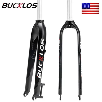 26/27.5/29  Aluminum Alloy MTB Bike Rigid Fork 1-1/8  Straight Tube Disc Brake • $69.99