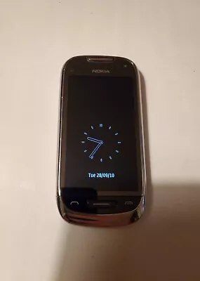 £25 • Buy NOKIA C7-00 Frosty Metal Rare Collectors BLUETOOTH - 8MP CAMERA - 3G - WIFI