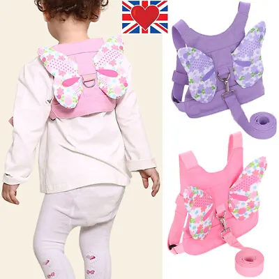 Child Strap Belt Baby Safety Toddler Wing Walking Harness Backpack Rope 1.5m UK • £5.99