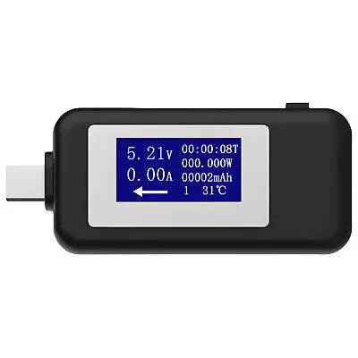 USB C Power Meter Digital LCD Voltage Current Load Tester Tablets Laptops & More • $7.49