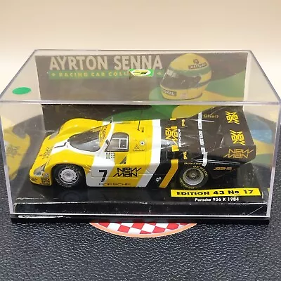 MINICHAMPS 1/43 Porsche 956 K 1984 Ayrton Senna #7 LeMans Cracked Case 540844307 • $50