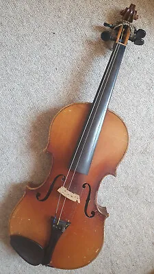 Nice Old  Violin 4/4  Copy Of Nicolaus Amati  + Branding At The Back • $249