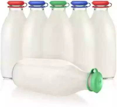 MilkTopz - 6 X 100% LeakProof Airtight Reusable Silicone Milk Bottle Tops For • £11.80