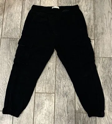 Zara Men’s Black Cargo Capri Pant XL Pre-owned Barely Used Excellent Shape • $18.21