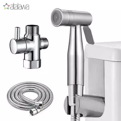 Handheld Bidet Spray Shower Head Shattaf Toilet With Long Hose Stainless Steel • $13.99