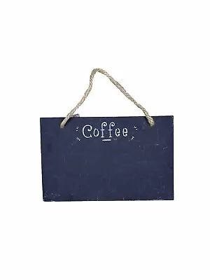 Chalkboard Hanging Signs Erasable Wood Rectangle Small Vintage Rustic Blackboard • $0.99