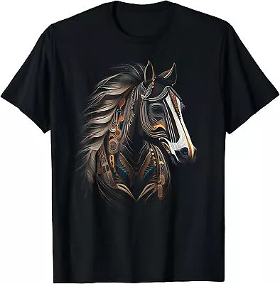 SALE!! - Horse Tribal Abstract Native American Graphic T-Shirt Size S-5XL • $21.99