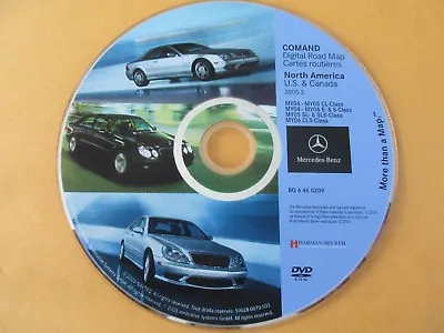 2004-2006 Cl E S Slk Sl Cls Mercedes Navigation Dvd Bq6460229 Version 2005.3 Oem • $42.95