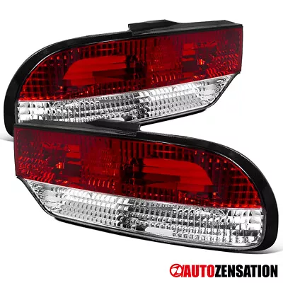 Red/Clear Fits 1989-1994 240SX S13 Hatchback Tail Lights Brake Lamps Left+Right • $73.99