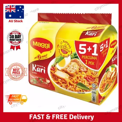 Maggi Noodle Curry Instant Noodles 79G*5 Multipack • $6.98