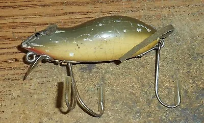 Early Heddon Meadow Mouse/wood/tough Lure! • $4.99